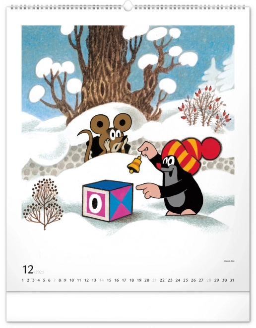 Wall Calendar Mole Adventures 2025