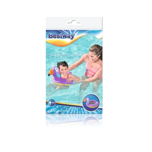 Inflatable Swimming Ring for Kids with Animal Print by Bestway