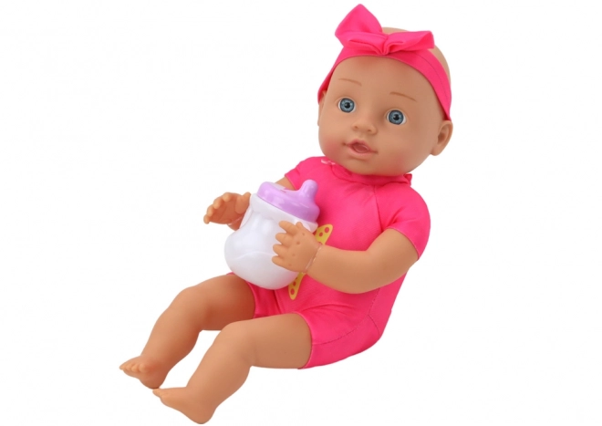 Baby Doll With Feeding Accessories