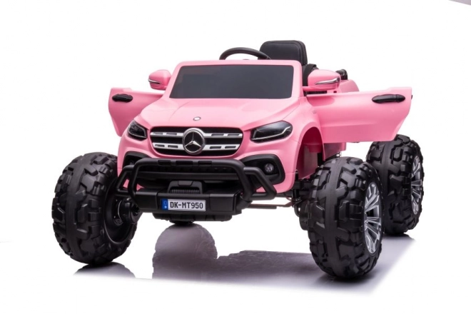 Electric Ride-On Car Mercedes 4x4 Pink