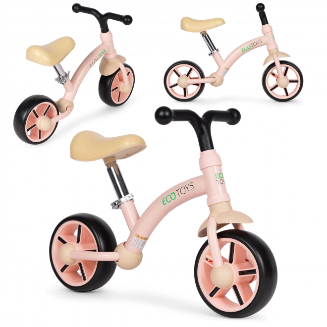 Children's Balance Bike with EVA Wheels - Pink