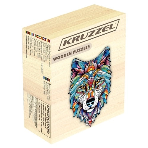 Wooden Animal Puzzle - Wolf