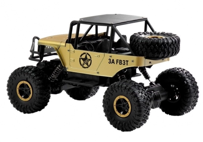 Remote Control Gold Jeep 4x4