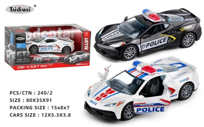 Police Car Metal Toy