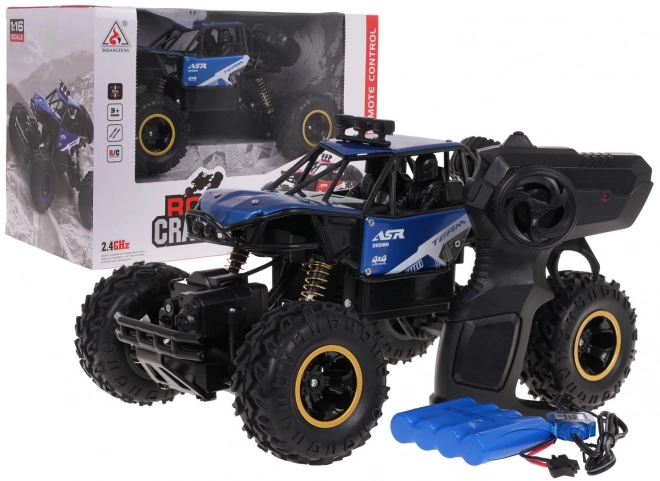 Sturdy Monster Rock RC Crawler 1:16 Blue