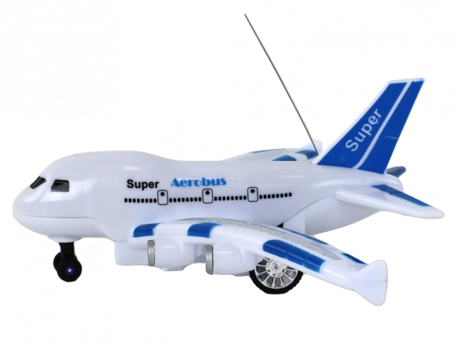 Remote Controlled White RC Aerobus with Sound and Lights