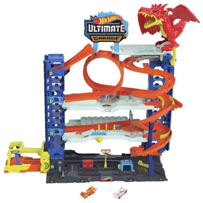 Hot Wheels City Mega Garage Dragon Attack Set