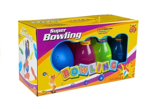 Glitter Bowling Set for Kids