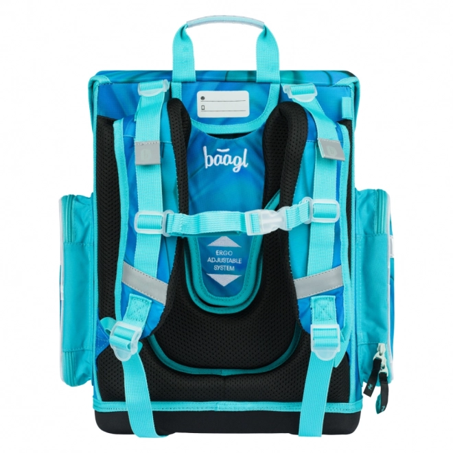 Baagl 5 Set Ergo Butterfly: Backpack, Pencil Case, Bag, Folder, Box