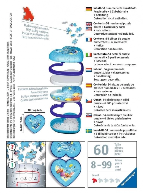 Ravensburger 3D Puzzle Heart Underwater World