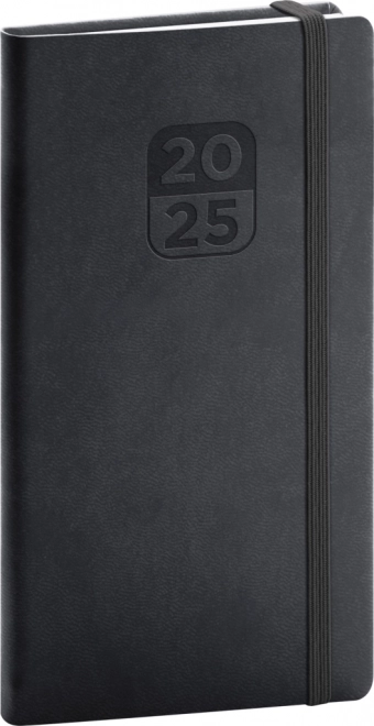 Notique Pocket Diary Aprint Top 2025 Black