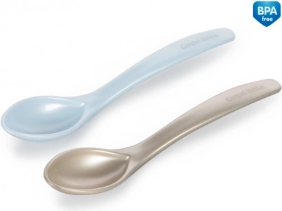Canpol babies Cucchiaini di plastica 2 pezzi blu