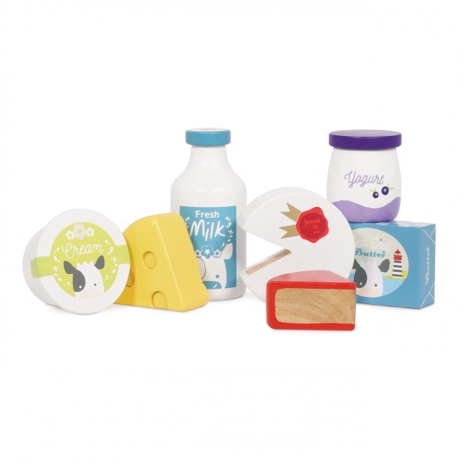 Le Toy Van Wooden Dairy Crate