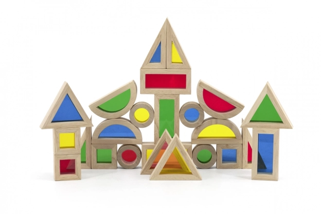 Wooden Colorful Blocks Set