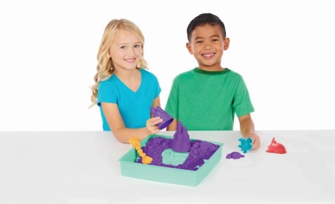 Kinetic Sand Sandbox Set Purple