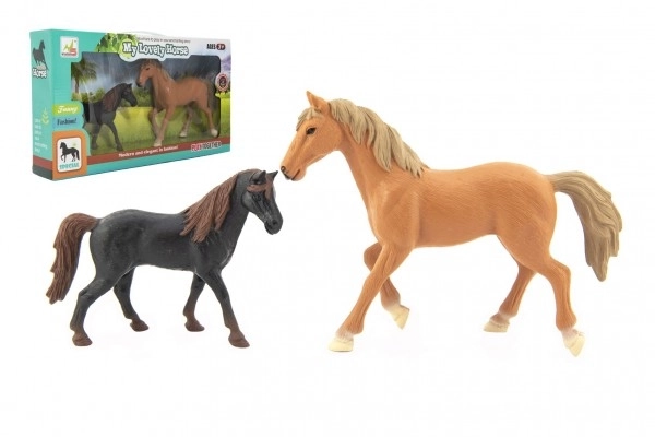 Plastic Horses Set