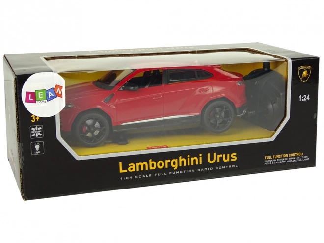 Remote Control Lamborghini Urus Red 1:24 with Lights