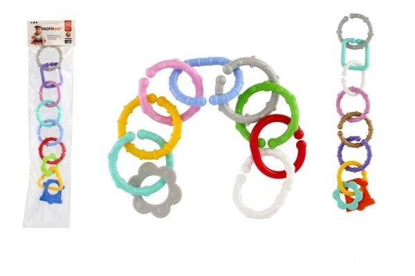 Colorful Geometric Baby Chain Toy