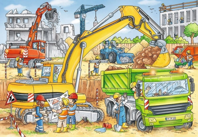 Construction Site Puzzle 2x24 Pieces