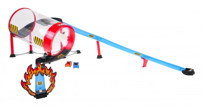 Extreme Racing Track with Barrel for Kids 3+