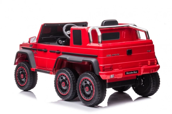 Electric Ride-On Car Mercedes-Benz G63 6x6 Red