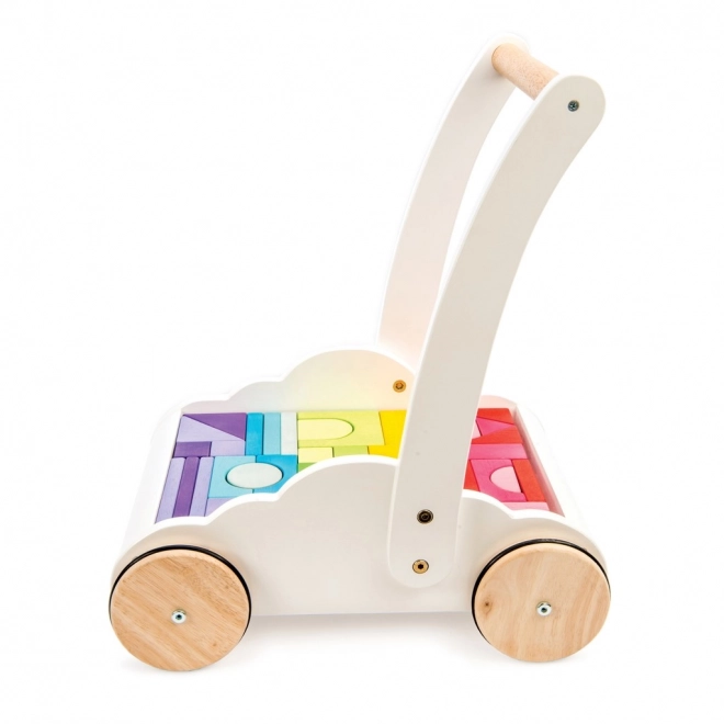 Le Toy Van Petilou Rainbow Block Cart