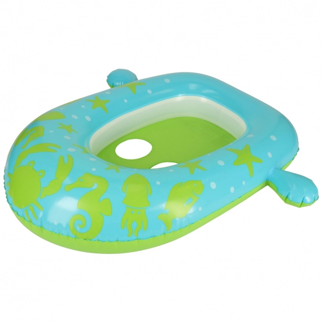 Inflatable Baby Swim Ring with Canopy in Green by Bestway