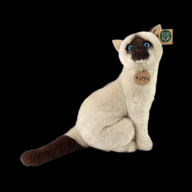 Eco-friendly plush siamese cat 30 cm