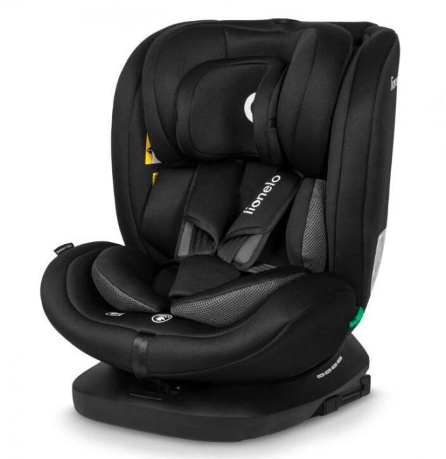 Lionelo Rotating Car Seat Bastiaan i-Size 40-150 cm Black Grey – Black Carbon