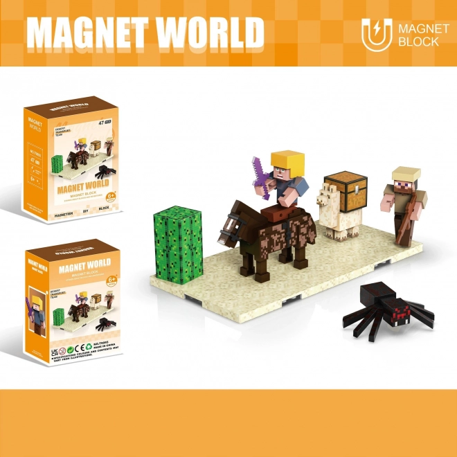 Baukasten Magnet World Wüstenkonvoi