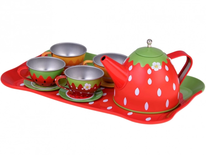 Colorful Fruit Tea Set for Kids