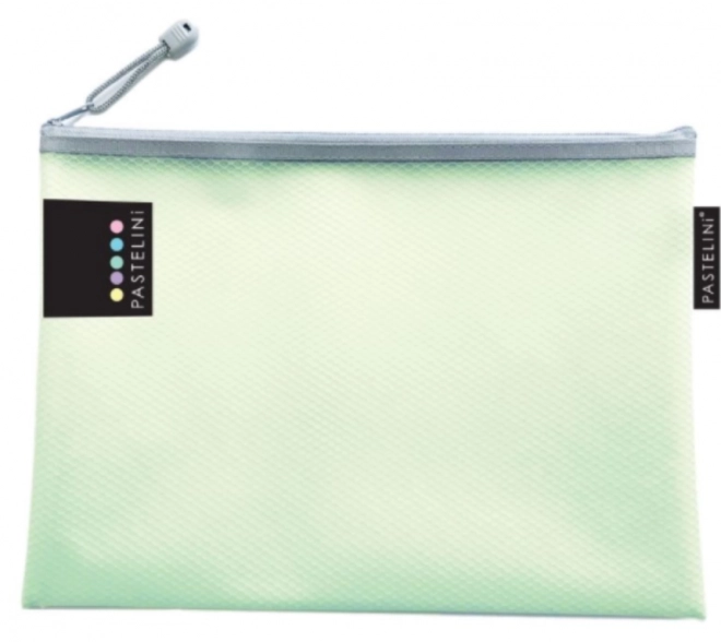 Pastelini A5 Green Mesh Zip Envelope