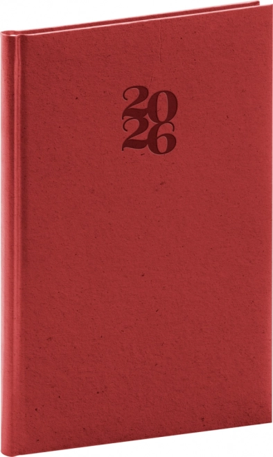 Weekly Diary Essenza 2026, Cherry