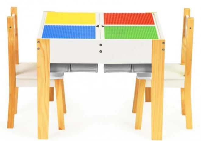 Wooden Children's Table and Chair Set