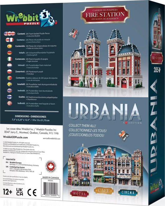 3D Puzzle Urbania: Hasičská Stanica
