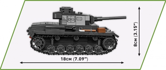 Cobi Historical Collection WWII Panzer III Tank Set