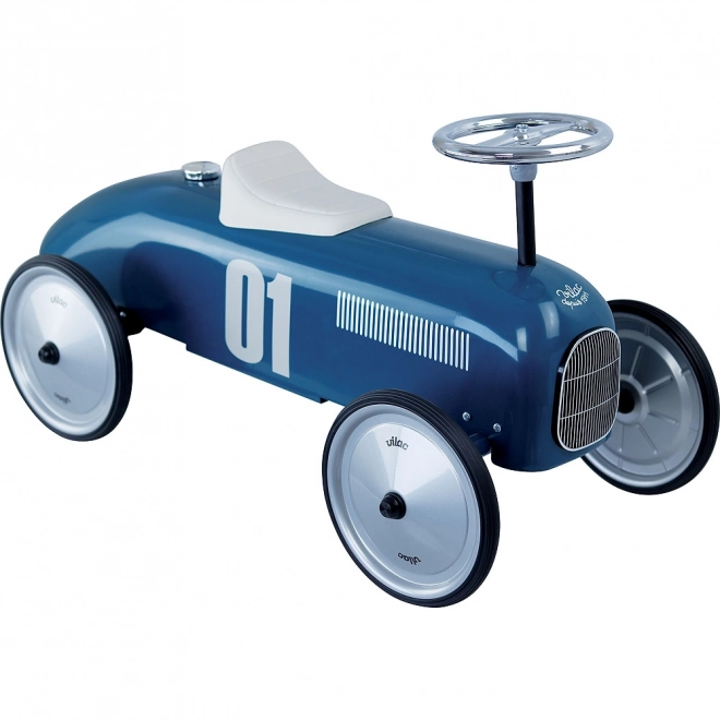 Vilac Vintage Ride-On Car Blue