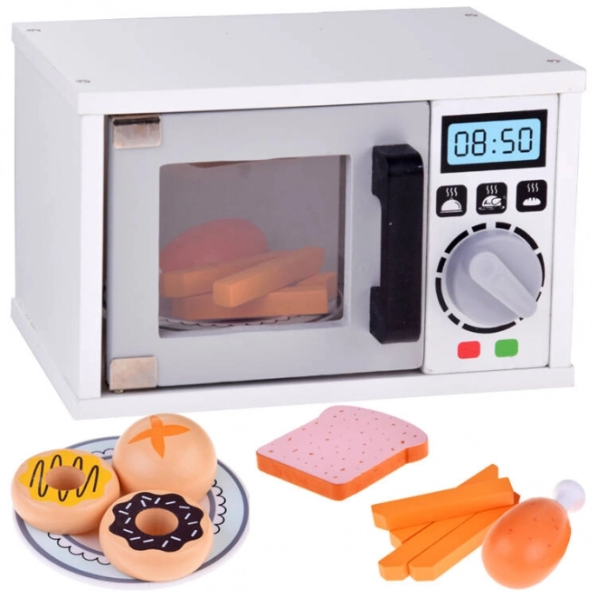 Wooden Microwave Oven for Kids