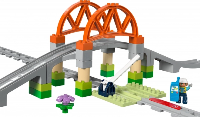 Lego Duplo Bridge and Train Tracks Expansion Set