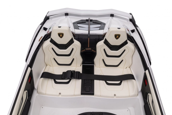 Ružové vozidlo Lamborghini Sian – Biele