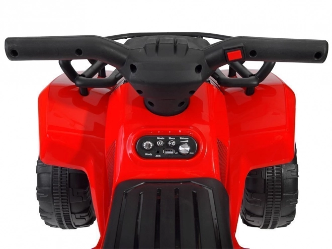 Children's Battery-Powered Quad with Lights – green