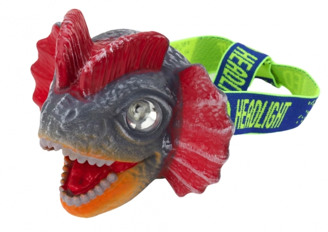 Dinosaur Adjustable Headlamp with 3 LED Lights