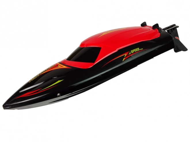 Red RC Speedboat 35 km/h