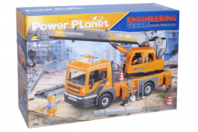 Crane Truck Construction Set with Effects