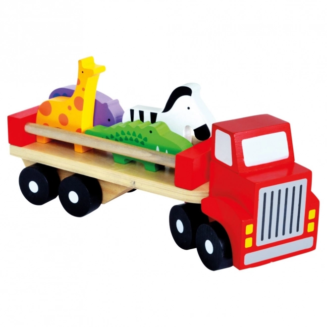 Colorful Animal Transport Truck