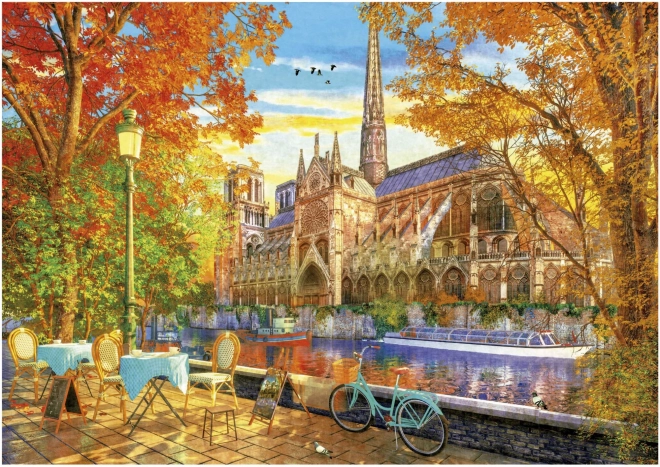 Educa Autumn Notre Dame 1000 Piece Puzzle