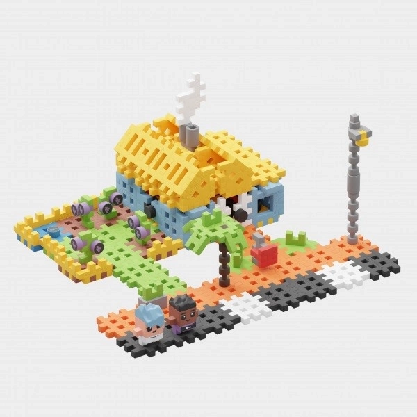 Waffle Building Blocks Mini City House