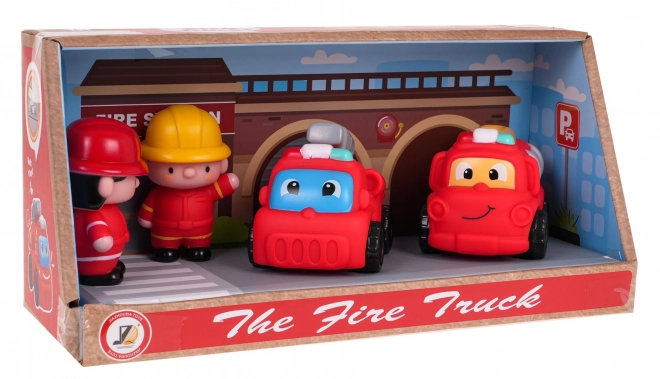 Firefighters Toy Set with Vehicles