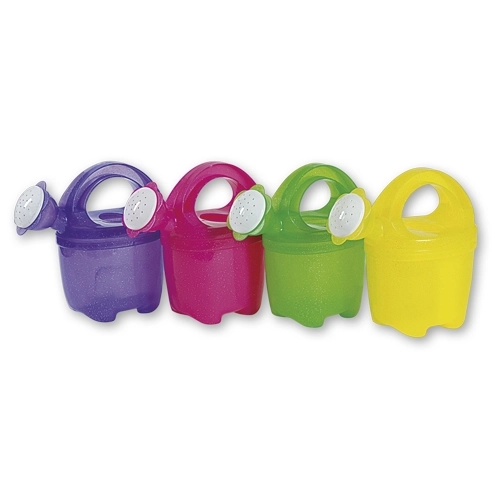 Androni Transparent Watering Can with Glitter - Yellow