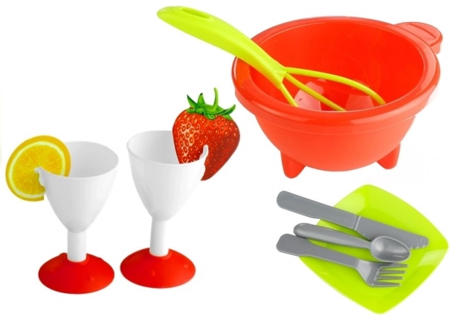 Fast Food Waffle Making Set with Accessories